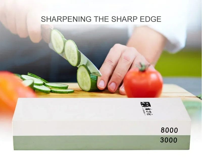 TAIDEA TG0914 3000 8000 Grit Corundum Whetstone Knife Sharpening Stone Double Two-Sided Knife Waterstone Sharpener