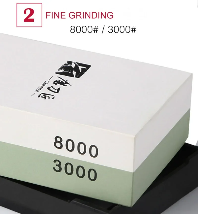 TAIDEA TG0914 3000 8000 Grit Corundum Whetstone Knife Sharpening Stone Double Two-Sided Knife Waterstone Sharpener