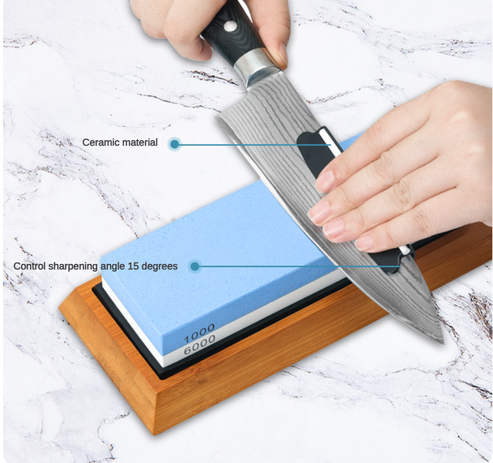 DMD Durable whetstone Knife Sharpening Angle Guide portable ceramic protective layer for kitchen tools LX1306